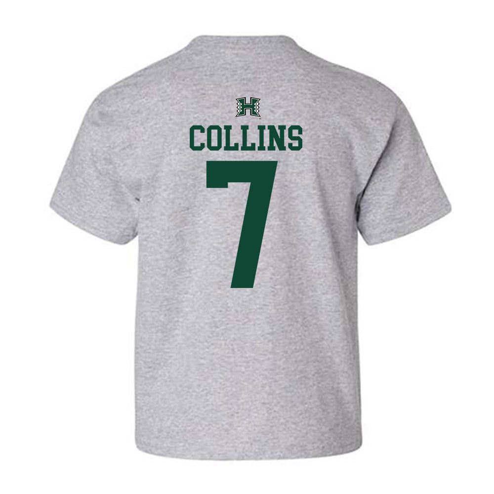 Hawaii - NCAA Women's Basketball : Ella Collins - Sports Shersey Youth T-Shirt-1