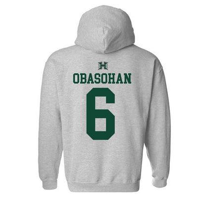 Hawaii - NCAA Men's Basketball : Samuel Osahon Obasohan - Sports Shersey Hooded Sweatshirt