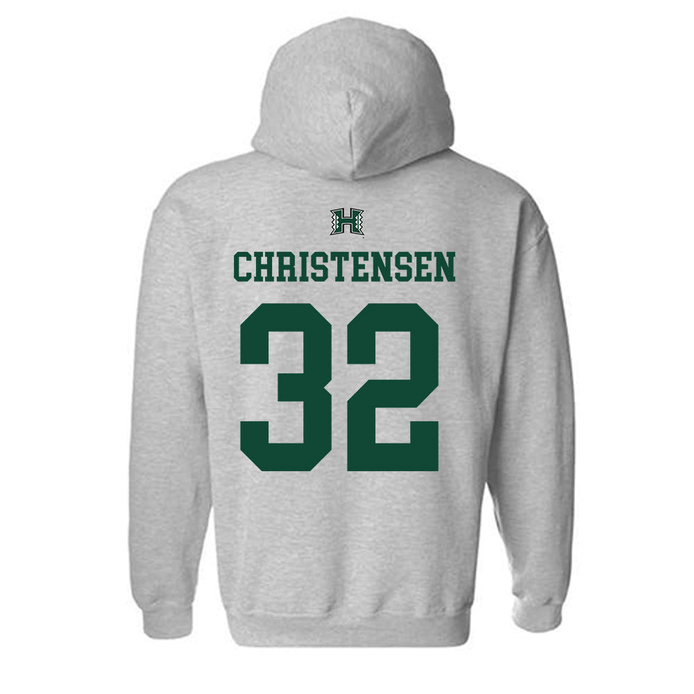 Hawaii - NCAA Men's Basketball : Tanner Christensen - Sports Shersey Hooded Sweatshirt