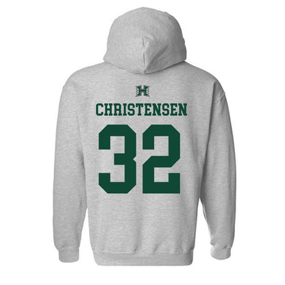 Hawaii - NCAA Men's Basketball : Tanner Christensen - Sports Shersey Hooded Sweatshirt