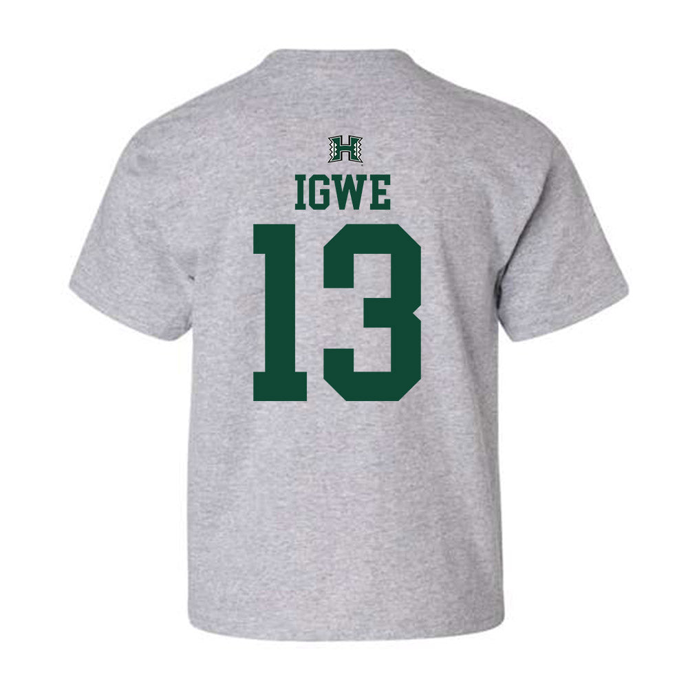 Hawaii - NCAA Men's Basketball : Roy Hideki Igwe - Sports Shersey Youth T-Shirt