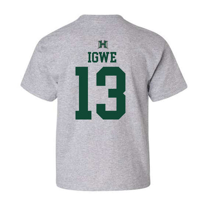 Hawaii - NCAA Men's Basketball : Roy Hideki Igwe - Sports Shersey Youth T-Shirt