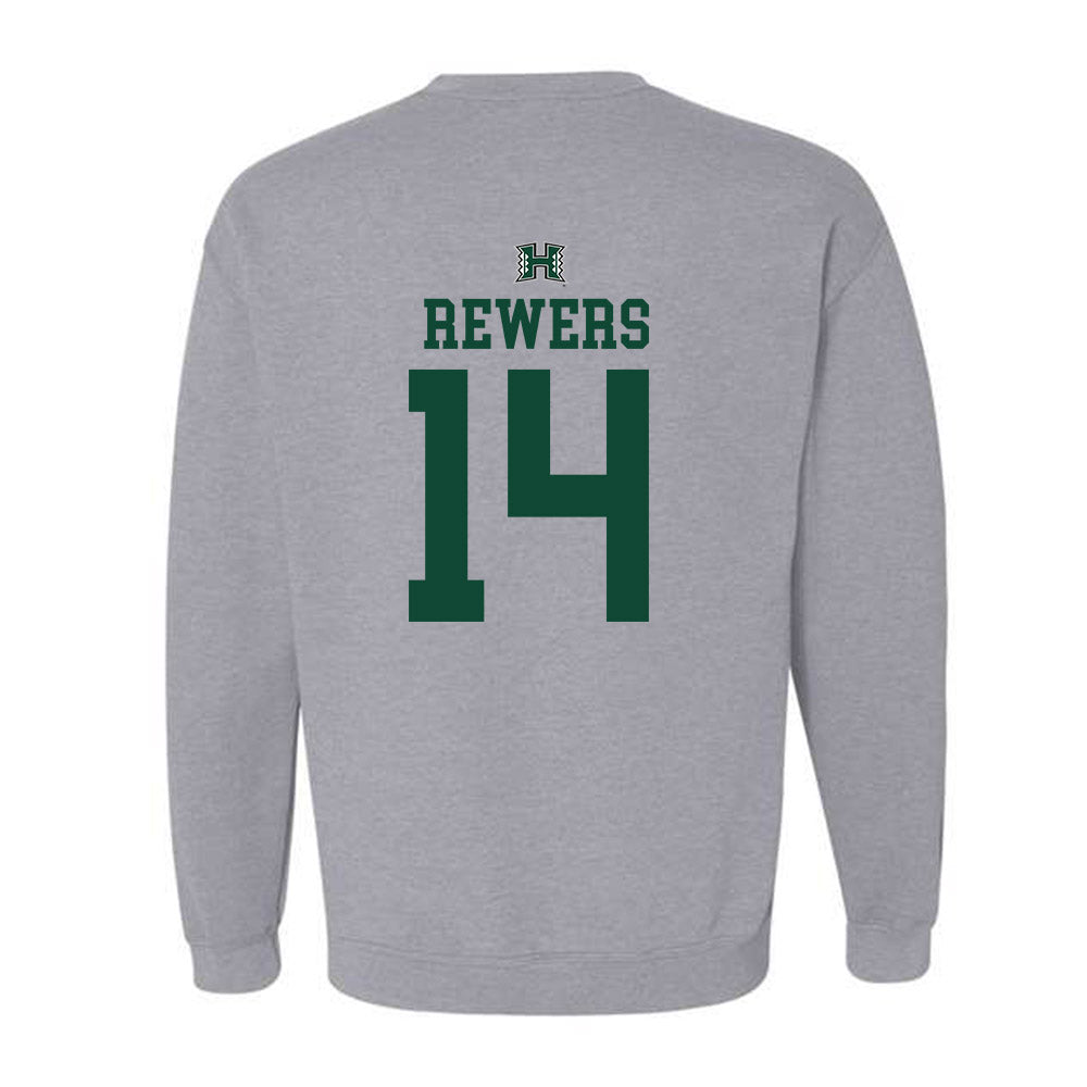 Hawaii - NCAA Women's Basketball : Brooklyn Rewers - Sports Shersey Crewneck Sweatshirt-1