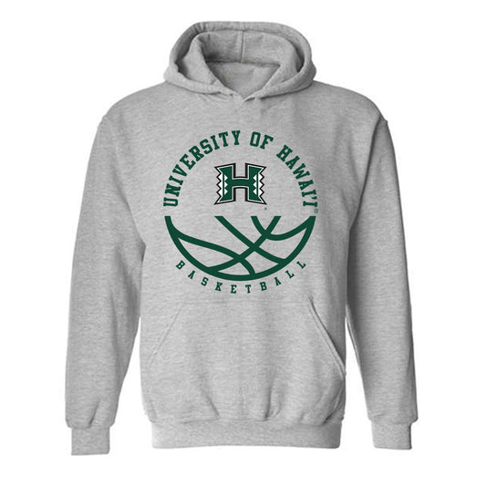 Hawaii - NCAA Women's Basketball : Rebecca Moors - Sports Shersey Hooded Sweatshirt-0
