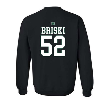 Hawaii - NCAA Football : Dean Briski - Sports Shersey Crewneck Sweatshirt-1