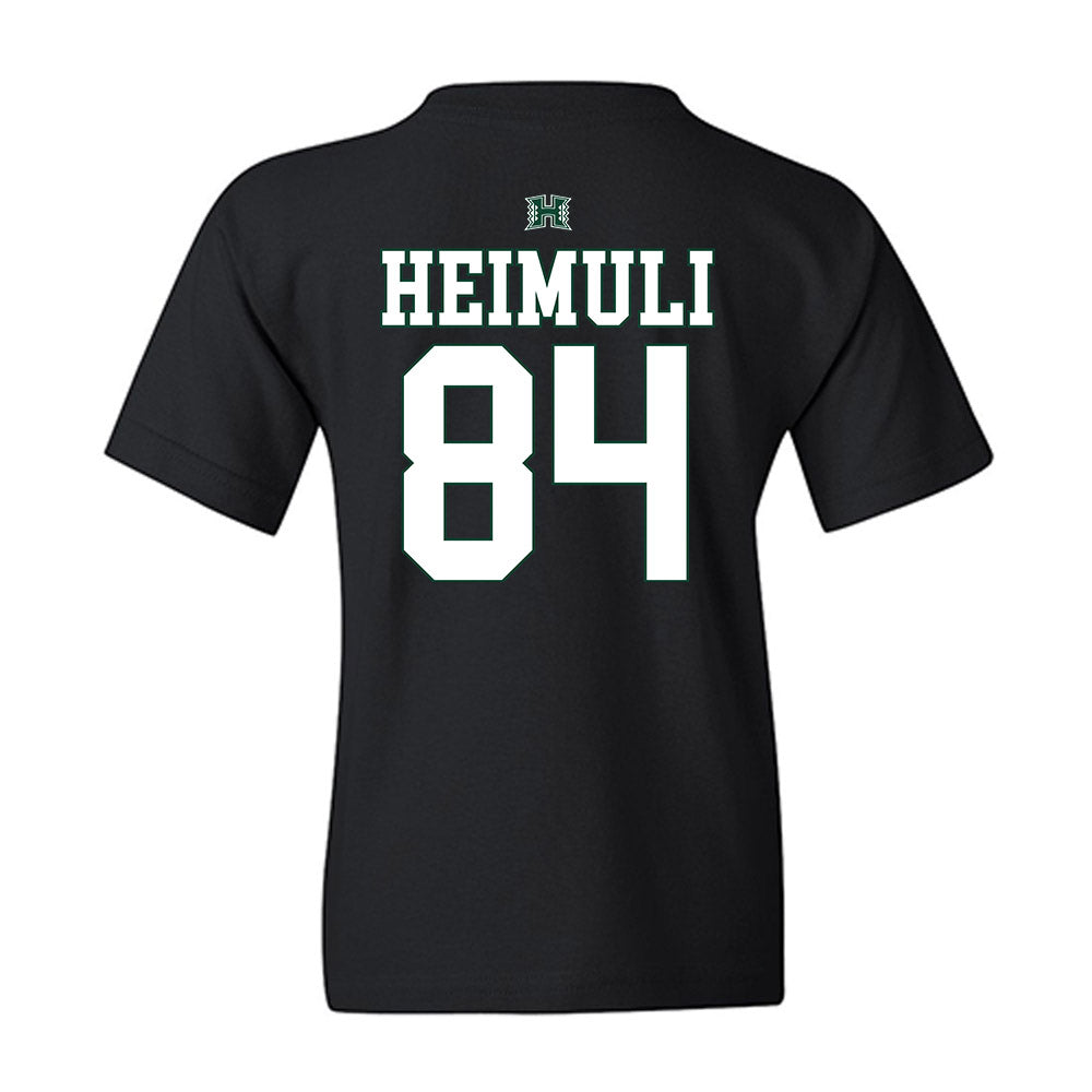 Hawaii - NCAA Football : Jarvis Heimuli - Sports Shersey Youth T-Shirt-1