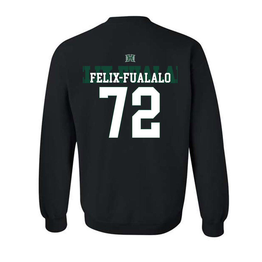 Hawaii - NCAA Football : Luke Felix-Fualalo - Crewneck Sweatshirt