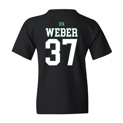 Hawaii - NCAA Football : Riis Weber - Sports Shersey Youth T-Shirt-1