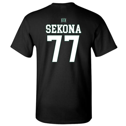 Hawaii - NCAA Football : Jamar Sekona - Sports Shersey T-Shirt-1