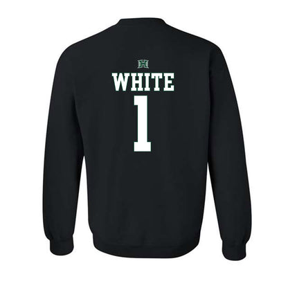 Hawaii - NCAA Football : Brandon White - Sports Shersey Crewneck Sweatshirt-1