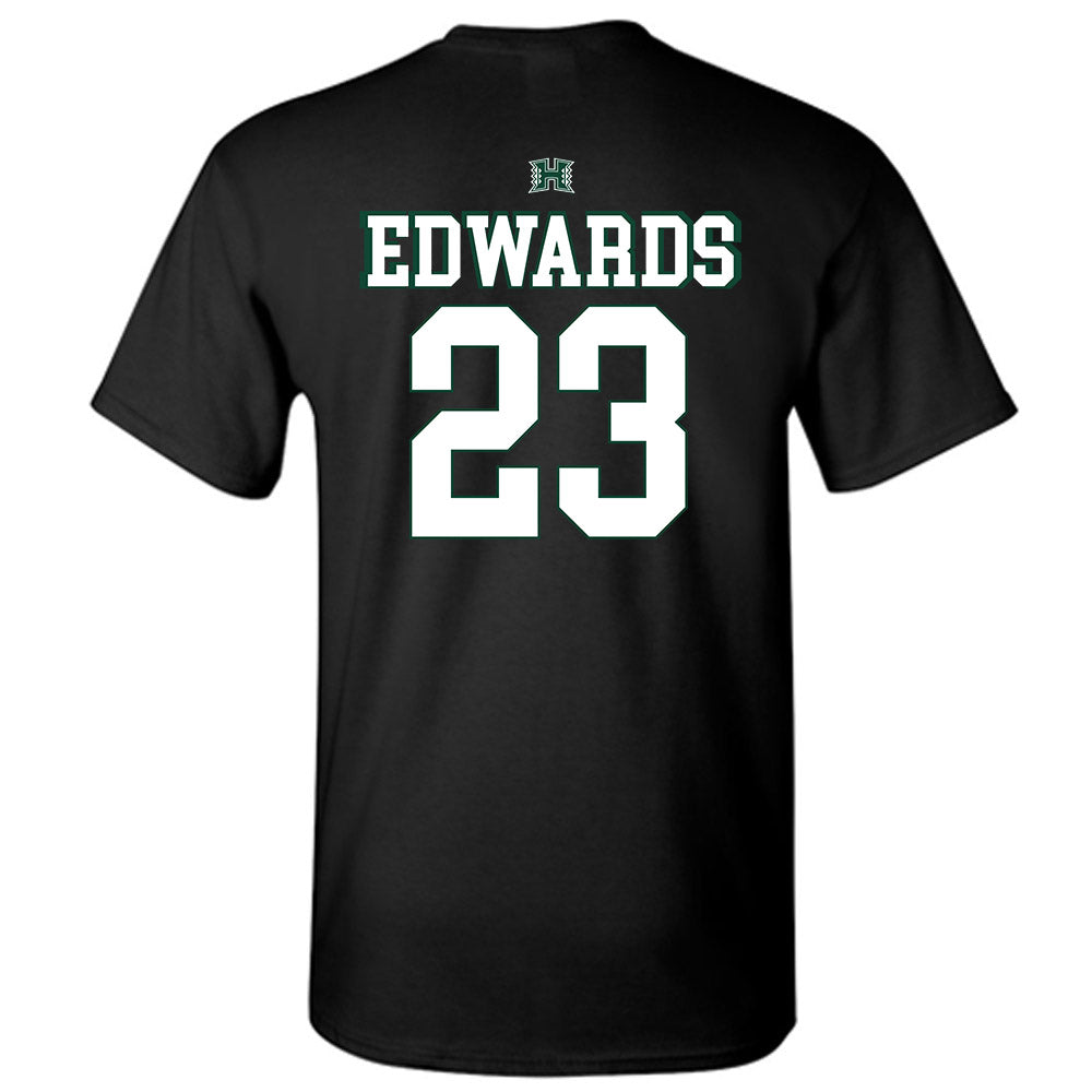 Hawaii - NCAA Football : Virdel Edwards - Sports Shersey T-Shirt-1