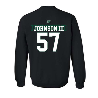 Hawaii - NCAA Football : Jackie Johnson III - Sports Shersey Crewneck Sweatshirt-1