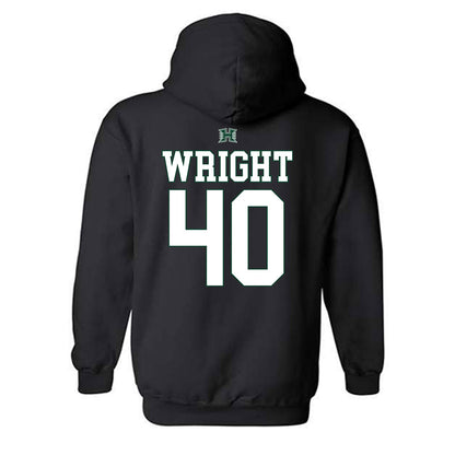 Hawaii - NCAA Football : Thiessen Wright - Hooded Sweatshirt