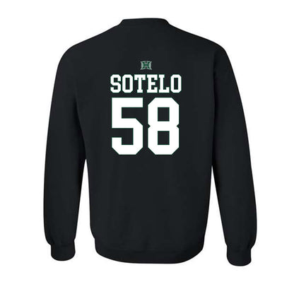 Hawaii - NCAA Football : Zhen-keith Sotelo - Fashion Shersey Crewneck Sweatshirt