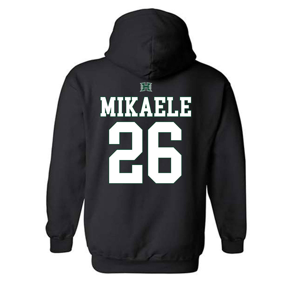 Hawaii - NCAA Football : Sitani Mikaele - Sports Shersey Hooded Sweatshirt-1