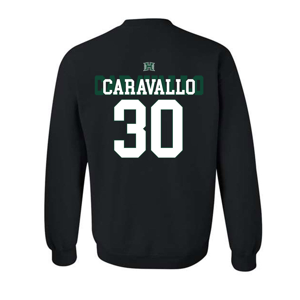 Hawaii - NCAA Football : Nazaiah Caravallo - Fashion Shersey Crewneck Sweatshirt