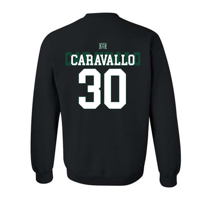 Hawaii - NCAA Football : Nazaiah Caravallo - Fashion Shersey Crewneck Sweatshirt