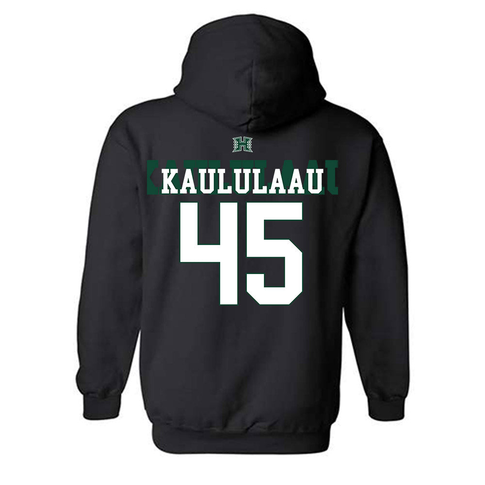 Hawaii - NCAA Football : Blade Kaululaau - Hooded Sweatshirt