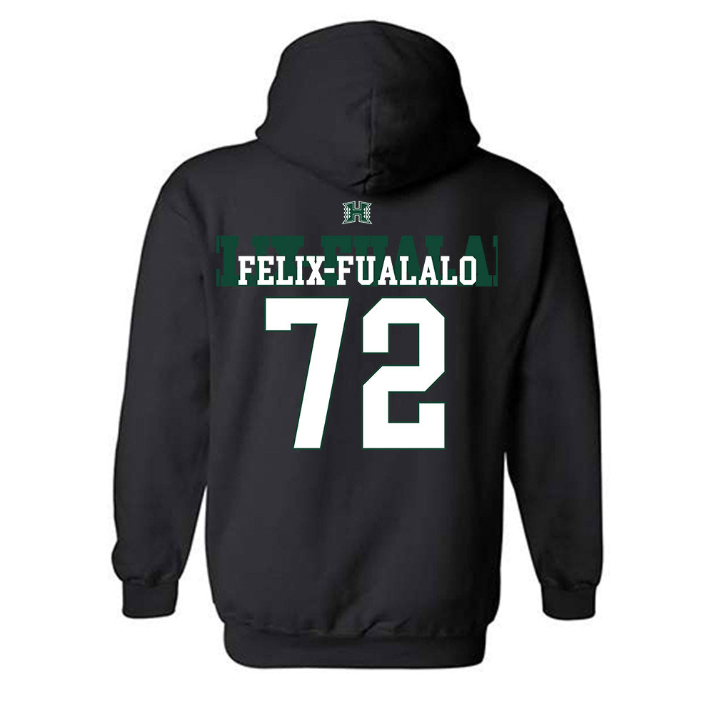 Hawaii - NCAA Football : Luke Felix-Fualalo - Hooded Sweatshirt