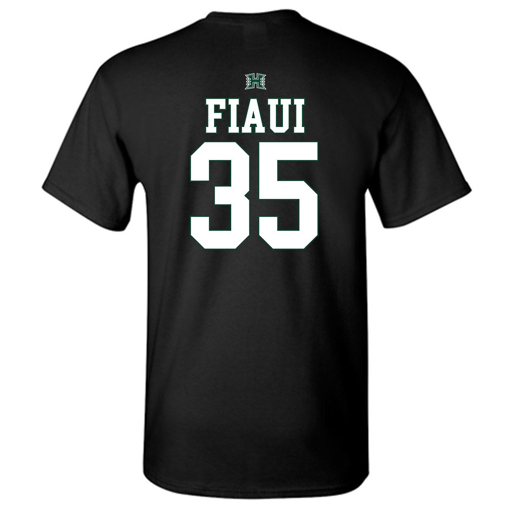 Hawaii - NCAA Football : Junior Fiaui - Sports Shersey T-Shirt-1