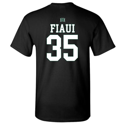 Hawaii - NCAA Football : Junior Fiaui - Sports Shersey T-Shirt-1
