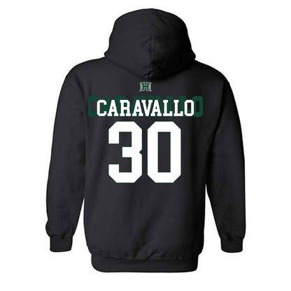 Hawaii - NCAA Football : Nazaiah Caravallo - Fashion Shersey Hooded Sweatshirt