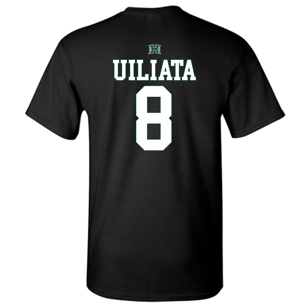 Hawaii - NCAA Football : Liatama Uiliata - Sports Shersey T-Shirt-1