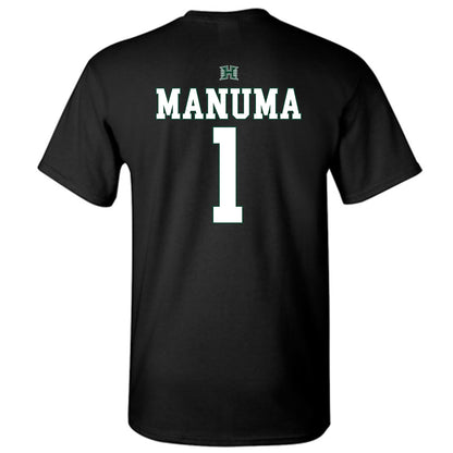 Hawaii - NCAA Football : Peter Manuma - Sports Shersey T-Shirt-1