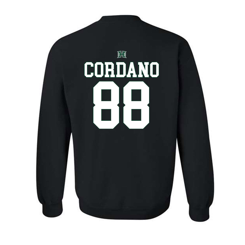 Hawaii - NCAA Football : Alan Cordano - Sports Shersey Crewneck Sweatshirt-1