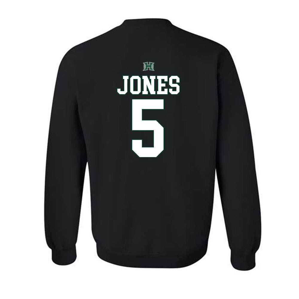 Hawaii - NCAA Football : Tariq Jones - Sports Shersey Crewneck Sweatshirt-1