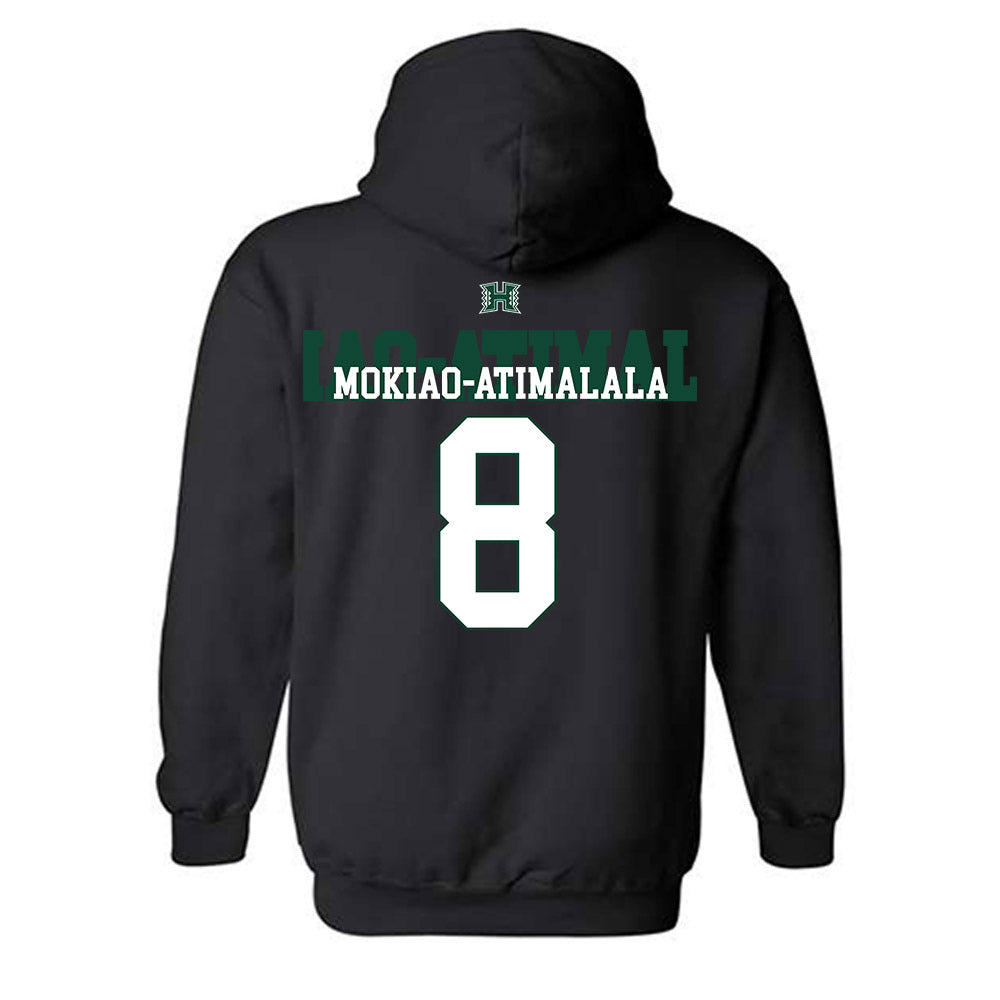 Hawaii - NCAA Football : Tamatoa Mokiao-Atimalala - Fashion Shersey Hooded Sweatshirt