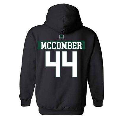 Hawaii - NCAA Football : aiden mccomber - Sports Shersey Hooded Sweatshirt-1