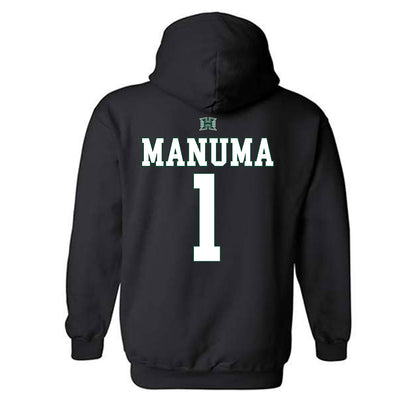 Hawaii - NCAA Football : Peter Manuma - Sports Shersey Hooded Sweatshirt-1