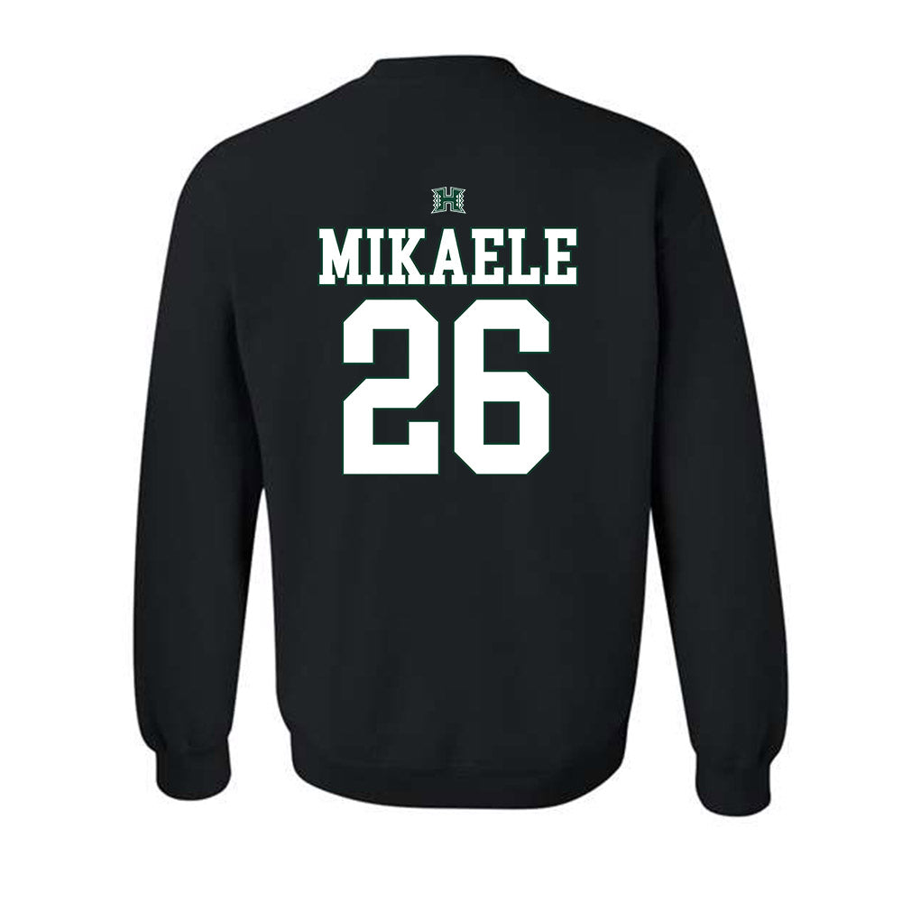 Hawaii - NCAA Football : Sitani Mikaele - Sports Shersey Crewneck Sweatshirt-1