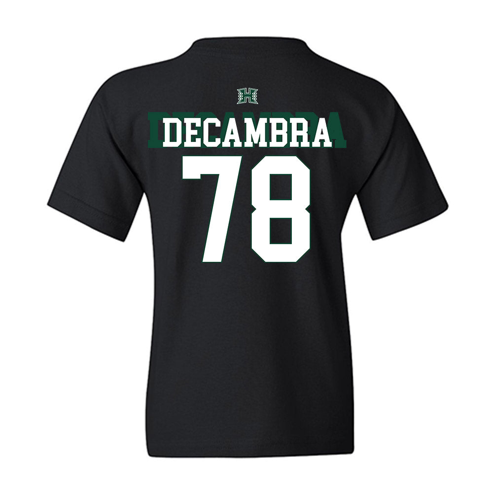 Hawaii - NCAA Football : Blaine Decambra - Sports Shersey Youth T-Shirt-1