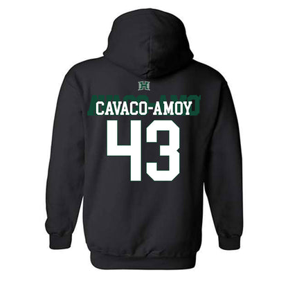 Hawaii - NCAA Football : Alika Cavaco-Amoy - Fashion Shersey Hooded Sweatshirt