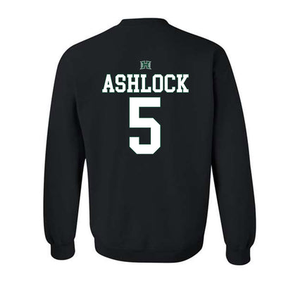 Hawaii - NCAA Football : Pofele Ashlock - Sports Shersey Crewneck Sweatshirt-1