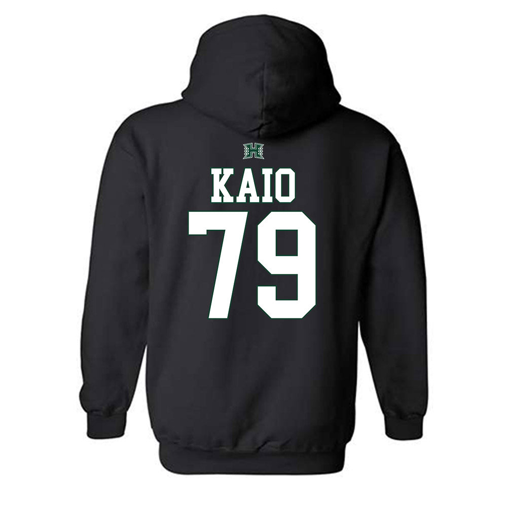 Hawaii - NCAA Football : Judah Kaio - Sports Shersey Hooded Sweatshirt-1
