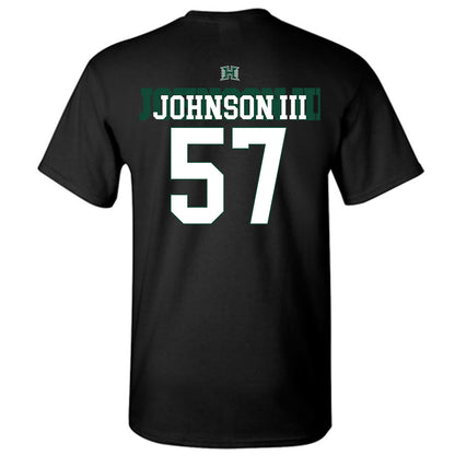 Hawaii - NCAA Football : Jackie Johnson III - Sports Shersey T-Shirt-1