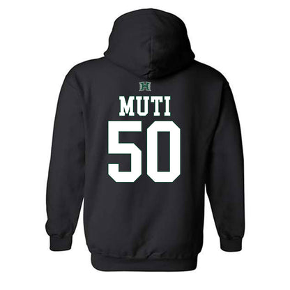 Hawaii - NCAA Football : Tui Muti - Fashion Shersey Hooded Sweatshirt