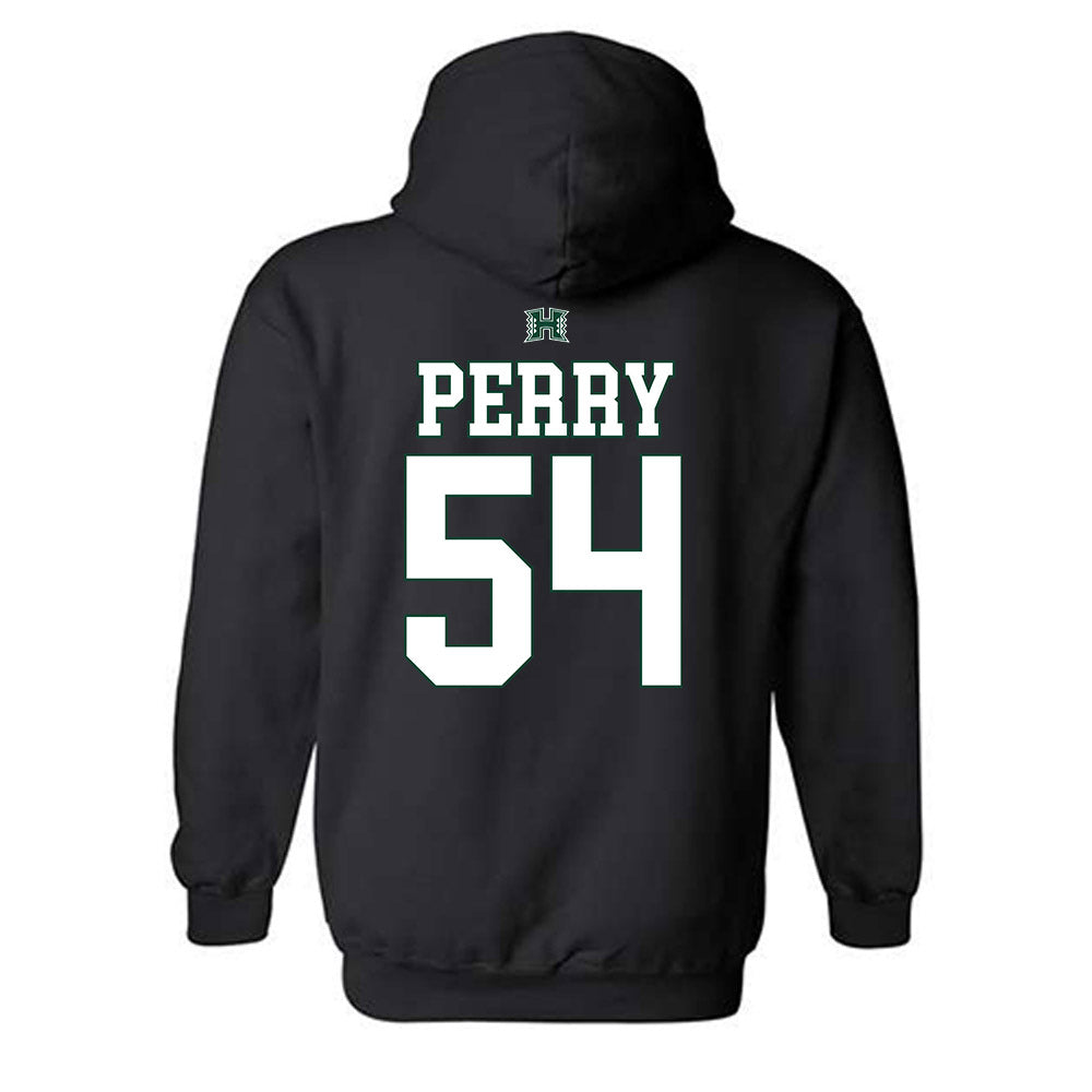 Hawaii - NCAA Football : Christian Perry - Hooded Sweatshirt