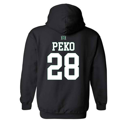 Hawaii - NCAA Football : Vaifanua Peko - Sports Shersey Hooded Sweatshirt-1
