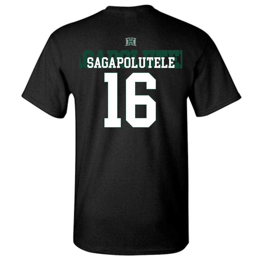 Hawaii - NCAA Football : John-Keawe Sagapolutele - T-Shirt