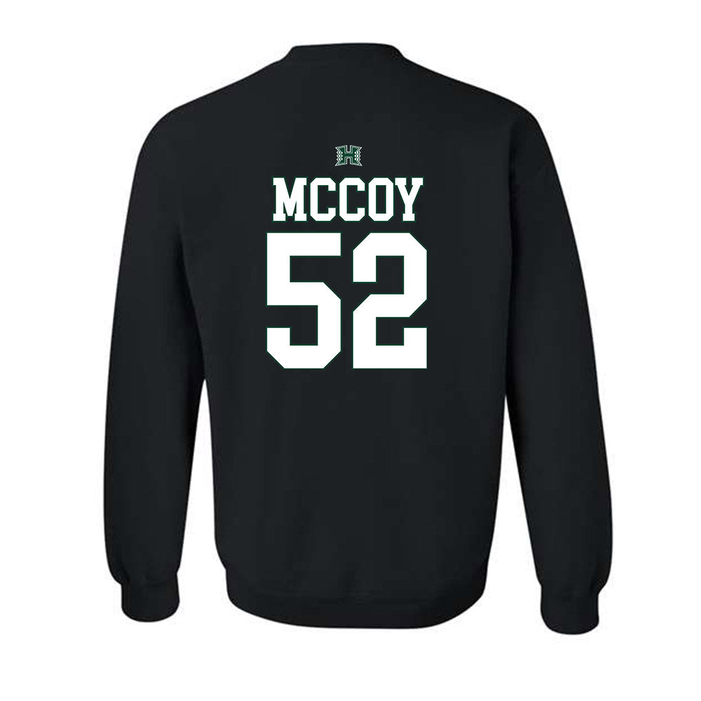 Hawaii - NCAA Football : Luther McCoy - Sports Shersey Crewneck Sweatshirt-1