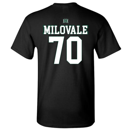 Hawaii - NCAA Footballl : James Milovale - T-Shirt