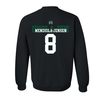 Hawaii - NCAA Football : Kilinahe Mendiola-Jensen - Sports Shersey Crewneck Sweatshirt-1