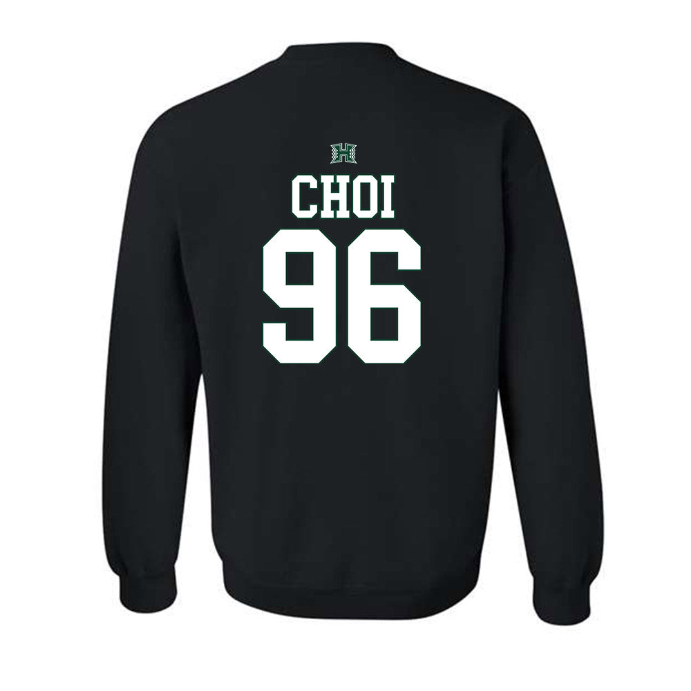 Hawaii - NCAA Football : Andrew Choi - Sports Shersey Crewneck Sweatshirt-1