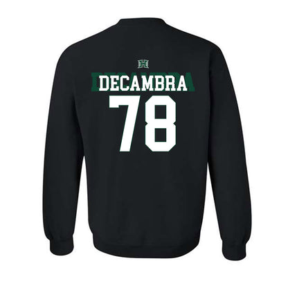 Hawaii - NCAA Football : Blaine Decambra - Sports Shersey Crewneck Sweatshirt-1
