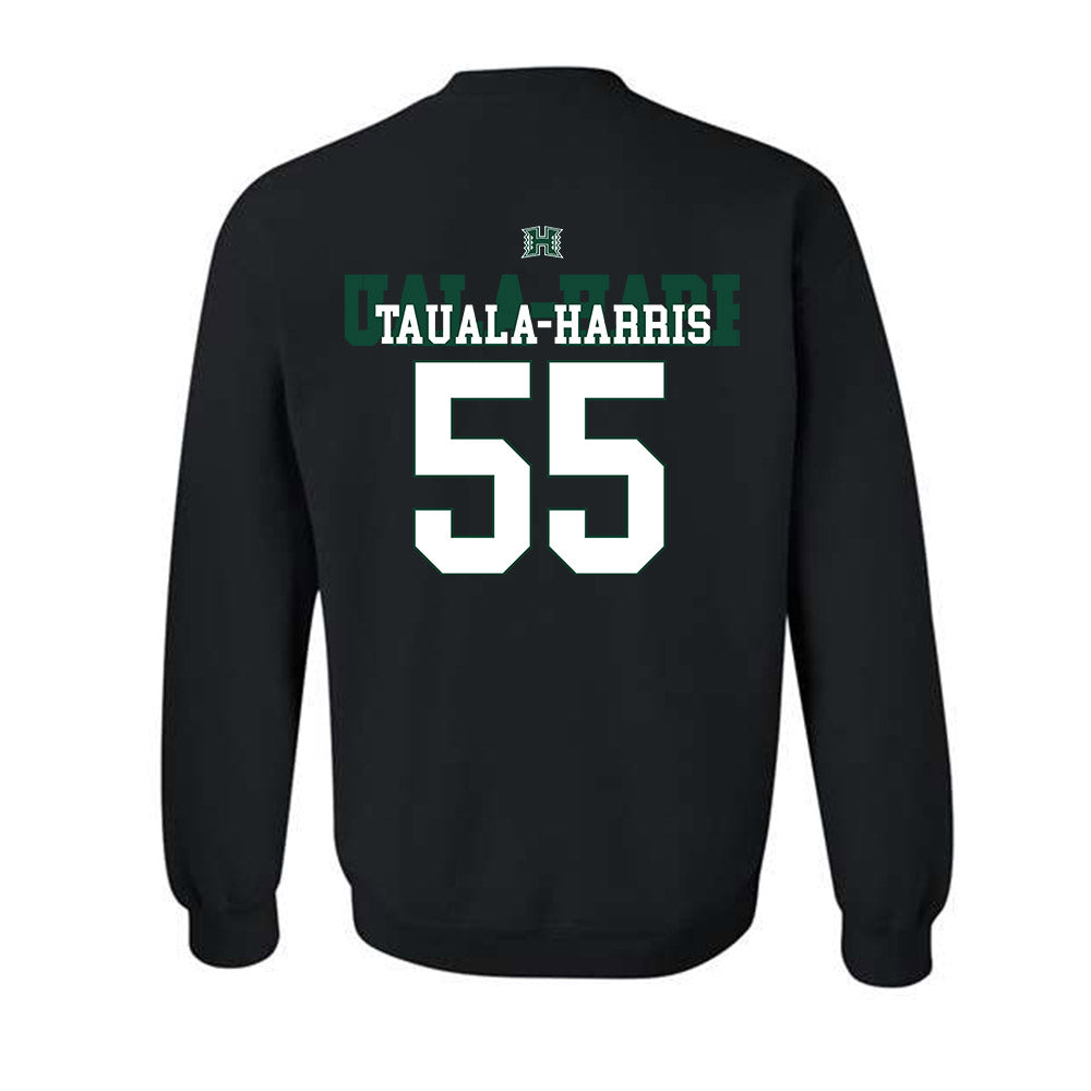 Hawaii - NCAA Football : Jay Tauala-Harris - Sports Shersey Crewneck Sweatshirt-1