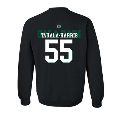 Hawaii - NCAA Football : Jay Tauala-Harris - Sports Shersey Crewneck Sweatshirt-1